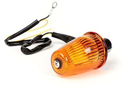 MOTO NOSTRA Blinker Lenkerblinker LED orange 12V kompatibel mit Vespa V50 | 12V AC/DC, E4-Prüfzeichen; kompatibel mit Vespa 50SS, 50SR, 50 Sprinter, 90SS, 90 Racer, PV125, ET3, Sprint150, Rally180/200