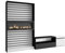 Skraut Home | Mobile Soggiorno TV | Parete Attrezzata Soggiorno | 260x186x35cm | Per TV fino a 65 | Camino elettrico | Stile moderno | Bianco e nero