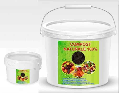 COMPOST Terriccio Universale Ammendante, CERTIFICATO ai sensi del D.Lgs 75/2010 All. 13 IT -Composto Biologioco In secchio richiudibile (5 Litri - 2Kg)
