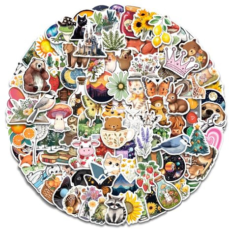 AOWDIAO 150 Pcs Aesthetic Stickers Pack - Waterproof, Durable Designs for Teens, Kids, and Adults - Ideal for Parties, Gifts, and School Projects