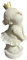 OriginalPaul Skulp & Betondesign Steinfigur Ballerina Melina mit Goldener Krone - Steinfigur