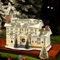 Nexoria Weihnachtsdorf Set, Weihnachtsdorf Häuser Weihnachtsstadt Mit Schneedekoration Weihnachtsdorf Weihnachtshäuser Beleuchtet Weihnachtsdorf Zubehör Für Weihnachtliche Heimdekorationen (A)