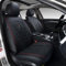 Chifeng Autositzbezüge Auto Vordersitz 2 PCS Set Für FIAT 500 Autositzbezüge Leder ，Komfortabel Wasserfest Verschleißfest Atmungsaktiv Schwarz
