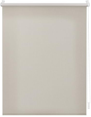 Lichtblick Thermo-Rollo Madrid ohne Bohren Klemmträger lichtdurchlässig Hellgrau 60 cm x 190 cm (B x L)