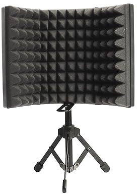 UPKOCH 1set Sturdy Microphone Sound Filter Cover Panels for Noise Reduction Portable Denoise Shield for Recording Studios and Home Use Includes Desktop Stand