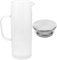 MAGICLULU Glaskühler kühlbehälter bierbecher Tee Krug teekaraffe teekannen Panzer Karton Sirup klopfen Flaschen Wasserkocher aus Glas Trinkgläser mit Deckel Kühlwassertopf Rostfreier Stahl
