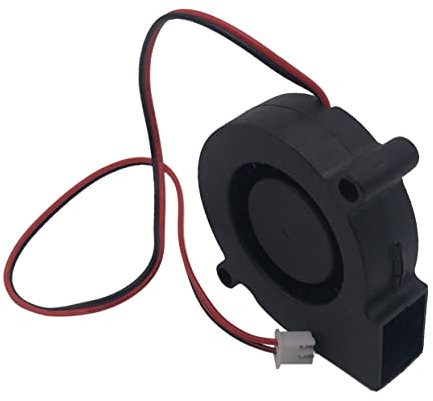 DIYEAH 3d Printer Accessories 2pcs 5015 Radial Fans Hydraulic Bearings 12v Cooling Fan Black Heat Dissipation