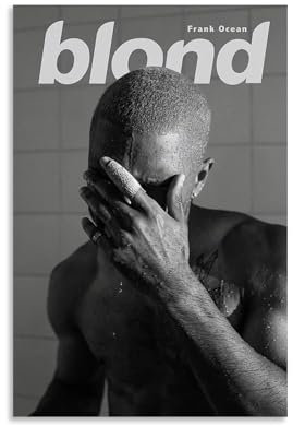 YXRONG Musikposter, Motiv: Frank Ocean, Albumcover, Poster, Dekoration, Ölgemälde, Leinwand, Poster und Kunst, bildlich, modern, Zuhause, Schlafzimmer, Dekoration, Poster, 30 x 45 cm, ungerahmter Stil