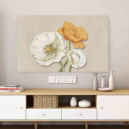 Cooalinar TV Staubschutz,Indoor Fernseher Bildschirmschutz Abdeckung,TV Cover Staubhaube Haube,Staubdicht Tv Abdeckung,Elastisch,Indoor Staubschutz,3D-Motive,Für TV Und Monitor 24 Bis 65 Zoll