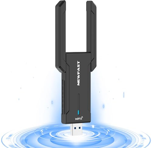 NEWFAST Clé WiFi 6 Tri-Bande WiFi