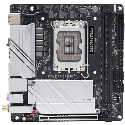 Scheda madre Scheda madre Fit For ASROCK Z690M-ITX/ax Mini-ITX LGA1700 Intel Z690 DDR4 64GB 2xM.2 supporta CPU i5-14600 i9-13900 i5-13400 i5-12500