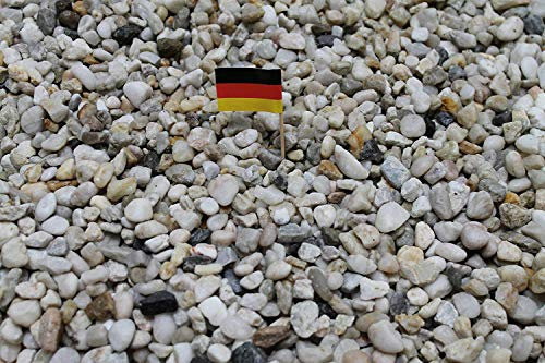 Doubleyou Geovlies & Baustoffe 1kg bis 30 kg Aquariumkies Quarzkies abgerundete Körnung 8,0-16,0 mm (10 kg)