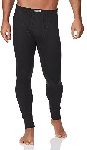 Timone Herren Lange Unterhose (Schwarz, S)