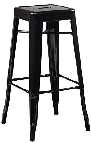 SKLUM Pack 4 hohe Hocker (76 cm) LIX Schwarz