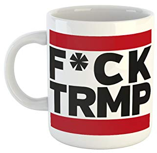 clothinx Kaffeetasse mit Aufdruck FCK TRMP