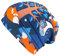 Wollhuhn ÖKO Jungen/Mädchen Bequeme Skater Long Beanie/Mütze/Beanie-Mütze/Kinder-Mütze Jersey Gefüttert Übergangszeiten (Öko-Stoffe/Bio) 20150820 (Nightfox Dunkelblau/Orange, M)