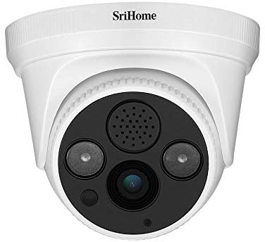 OBA SriHome SH030 TELECAMERA WIFI IP CAMERA WIRELESS INFRAROSSI 4.0 Megapixel HD IR CUT NVR P2P Supporto SD AUDIO Starlight Visione notturna a colori