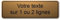 Plaque gravée personnalisée 1 ou 2 lignes 13x4cm autocollante Or Brossé