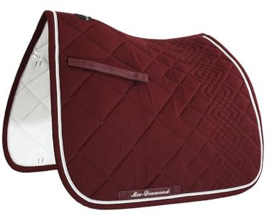 EQUESTRO Satteldecke DRESSAGE DIAMOND COLLECTION (FULL, Bordeaux)