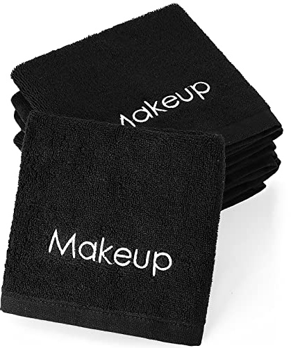 12 Stück 33 x 33 cm MakeupWaschlappen Wiederverwendbare MakeupEntferner Tücher Gesichtsreinigung MakeupHandtücher Baumwolle Weich Kosmetik Handtuch Wasser Saugfähig Makeup Tuch