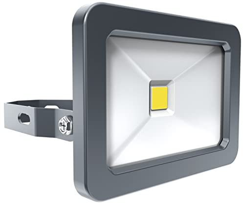Northpoint 15W LED Strahler Fluter Außen 1125LM Außenstrahler, IP65 Wasserdicht 6500K Kaltweiß (Grau)