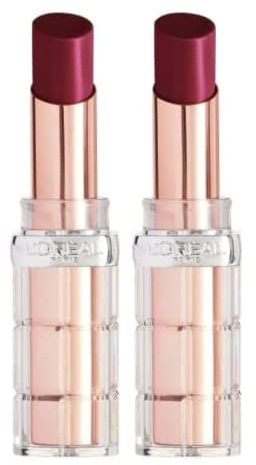 2 x L'Oreal Paris Color Riche Shine Lipstick - Wild Fig Plump
