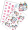 Yabaduu DIY Adventskalender Zahlen zum Aufkleben Nummern 1-24 Selbstklebende Sticker für Weihnachten Weihnachtskalender Selber Basteln Y048 (07 Einhörner Bogen)