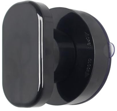 YIDELAI-Easy to Install Adhesive Cabinet Handles, Suction Cup Handles - Suitable for Glass Doors,Cabinet Doors (S-Black)