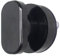 YIDELAI-Easy to Install Adhesive Cabinet Handles, Suction Cup Handles - Suitable for Glass Doors,Cabinet Doors (S-Black)