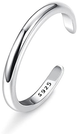 ORAZIO S925 Anello Piede in Argento Sterling per Donne Freccia Infinita Vintage Nodo Celtico Margherita Fiore Anelli da Punta Regolabili Anelli da Punta Estate Spiaggia Piedi Set Gioielli