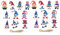 Gadpiparty 20st Hängendes Ornament Aus Papier Zum Unabhängigkeitstag Baumschmuck Usa Blau-rote Kugel Dekoration Zum Amerikanischen Unabhängigkeitstag Tag Arbeit Hängendes Papier