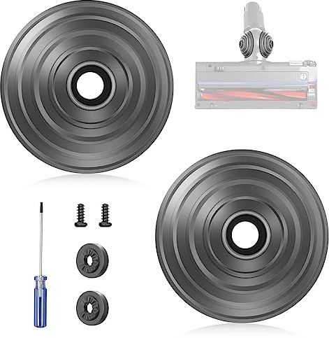 Fixbetter V-Ball Radzubehör für Dyson V6 V7 V8 V10 V12 DC58 DC59 DC62 DC74 Akku-Staubsauger 35W 50W Direktantrieb Reiniger Kopf Räder Ersatzteile 968266-02 & 949852-05