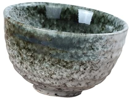 Japanese Matcha Bowl - Stone Jade Ceramic Tea Ware Accessory for Kitchen, Tea Ceremony, and Dining
