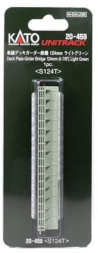 Kato Unitrack (S124T) Straight Plate Girder Bridge L/Green 124mm K20-459 N Gauge