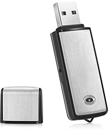 ailill Registratore vocale USB 32G USB Flash Drive ricaricabile Digital Voice Audio Recorder per PC Registrazione Intervista