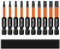 Schrauber Bit Set, 10 Stück Schraubendreher Torx 50mm Länge 1/4 Sechskantschaft mit Basisspeicher， T10/T15/T20/T25/T30/T40 Elektrische Bits Set
