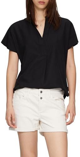QS Damen 2146334 Bluse Kurzarm