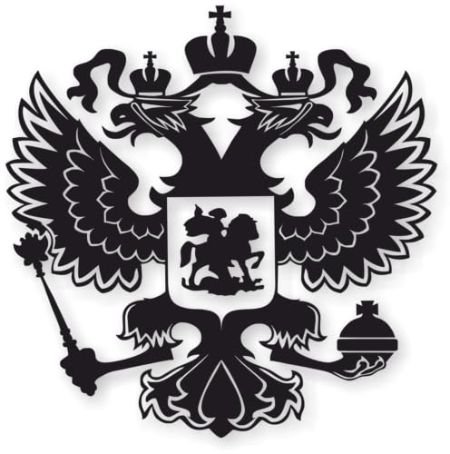 Aufkleber Russia Russland RUS Wappen Flagge Fahne Auto Sticker Folie