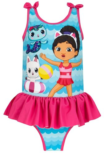 Gabbys Dollhouse Costume da Bagno | Costume Intero Bambina | Costumi da Bagno Ragazza