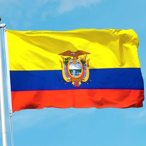 YUGGOTH WZ-Ecuador Flag3X5FT-Embroidery 210DD