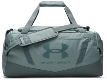 Under Armour Unisex-Adult Undeniable 5.0 Duffle, Serpentine/Jasper Blue/Jasper Blue, S