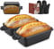 AILITOR Kastenform aus Gusseisen mit Deckel, 22,9 x 12,7 cm, Brotbackformen für hausgemachtes Brot, 2er-Set