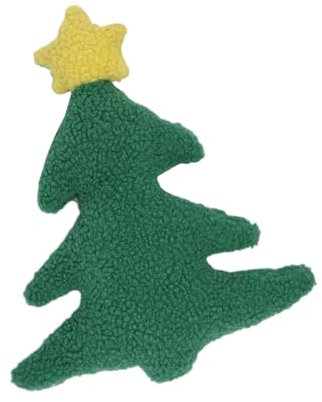 Cuscino decorativo a forma di stella per albero di Natale – Cuscino per le festività – Cuscino morbido e aderente a forma di albero | Cuscino decorativo per albero di Natale