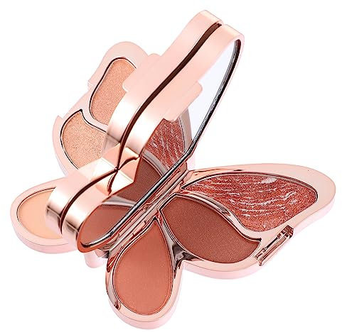 minkissy Pailletten Lidschatten Palette 6 Farben Kosmetisches Makeup Zubehör Für Damen Hautfreundlich Und Tragbar Für Verschiedene Hauttöne Für Anfänger Und Profis