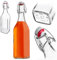 KADAX Bügelflaschen mit Bügelverschluss, 500ml, 1 Stück, leere Glasflaschen, Flaschen zum Befüllen, Einmachflaschen aus Glas, Bügelflasche für Eierlikör