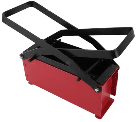 Phefop Paper Log Briquette Press Iron Paper Brick Maker Fabrières Multifonctionnelles dans Eco Fuel for Fireplace and Stove for Recycling Journals, Sawst, Heavy Duty 6,7 Lbs
