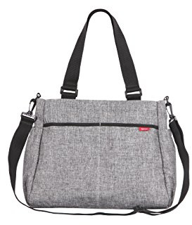 QPLAY Baby Wickeltasche - Basic Hellgrau - Dreiräder