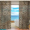 AUUXVA Durchsichtige Vorhänge, Tier-Leopardenmuster, Fenster-Voile-Vorhang für Wohnzimmer, Schlafzimmer, Küche, Heimdekoration, 140 x 213 cm, 2 Vorhänge