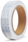 10M Reflektierendes Warnband, ONTWIE Sicherheit Reflektierende Warnlicht Aufkleber Klebeband Rollen Streifen, weiße Farben für die Verschönerung der Fahrrad Motorrad Dekoration - 2.5 cm