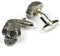 Manschettenknöpfe für Herren, Halloween Totenkopf Emaille Kupfer Ghost Kopf Metall Manschette Schnalle, Sparkly Geschenk Modisches Shirt Zubehör Für Buchhalter Boss Business Hochzeit Prom Offizie